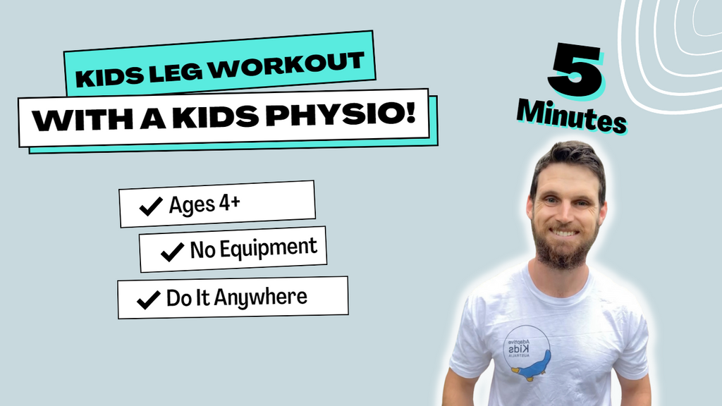 Kids Leg Workout (5 Minutes, No Equipment! KIDS 4+)