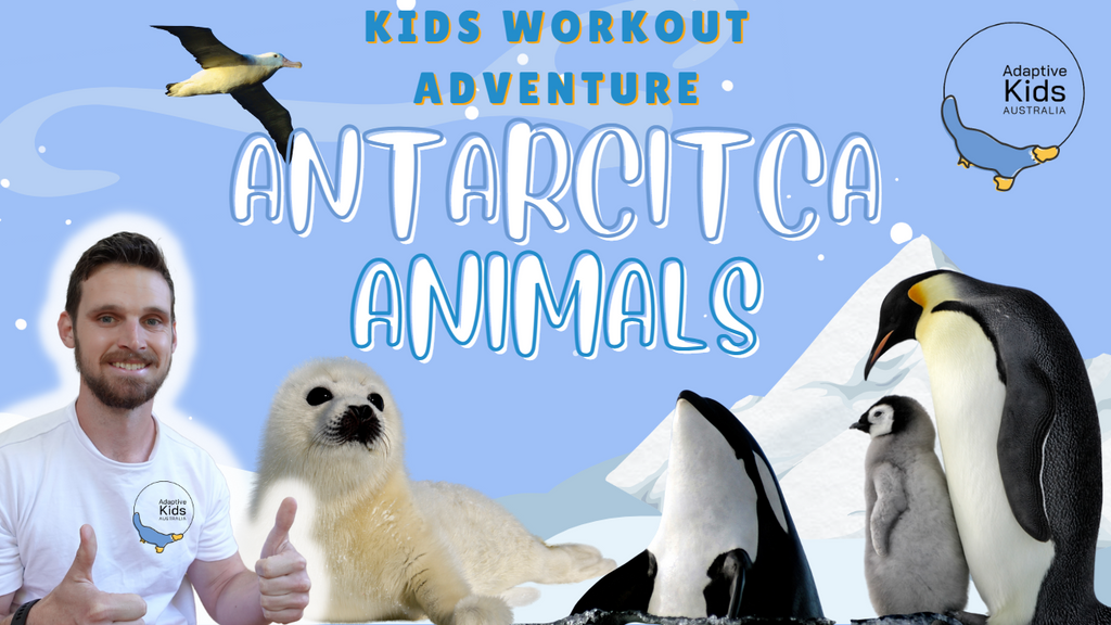 Get Your Kids Moving with an "Antarctica Animal Adventure Workout"!